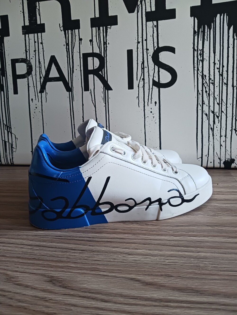 Dolce & Gabbana Portofino Two -Tone Sneakers Size 6